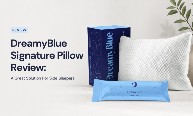 DreamyBlue Signature Pillow: Finally, an Adjustable Loft That Actually Supports Side Sleepers