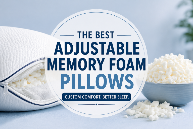 Best Adjustable Memory Foam Pillows for Better Sleep