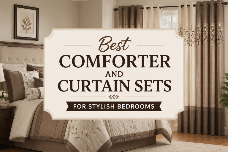 Best Comforter and Curtain Sets for Stylish Bedrooms