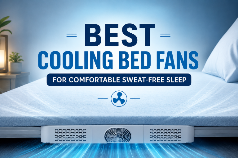 Best Cooling Bed Fans for Comfortable Sweat-Free Sleep
