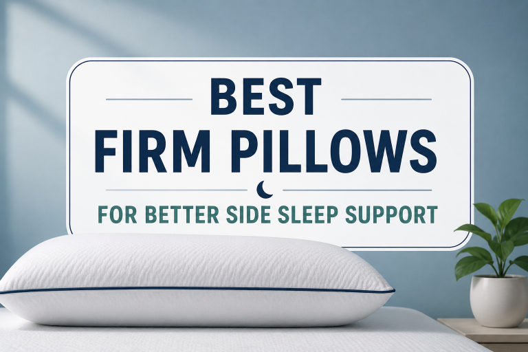 Best Firm Pillows for Better Side Sleep Support