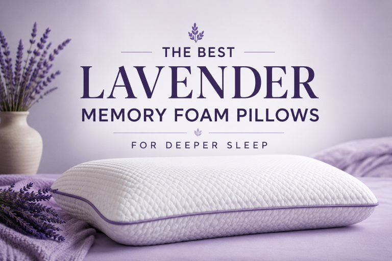 The best lavender memory foam pillows for deeper sleep